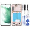 Per Samsung Galaxy S22+ 5G SM-S906B Schermo LCD originale Digitizer assemblaggio completo con cornice (oro)