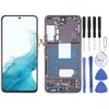 Per Samsung Galaxy S22 5G SM-S901B Digitalizzatore schermo LCD originale assemblaggio completo con cornice (nero)