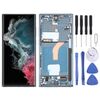 Per Samsung Galaxy S22 Ultra 5G SM-S908B Schermo LCD originale Digitizer assemblaggio completo con cornice (verde)