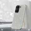 Per vivo iQOO Neo9S Pro+ Custodia per telefono con polvere glitterata elettrolitica (argento)