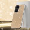 Per vivo iQOO Neo9S Pro+ Custodia per telefono con polvere glitterata elettrolitica (oro)
