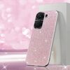 Per vivo iQOO Neo9S Pro+ Custodia per telefono con polvere glitterata elettrolitica (rosa)