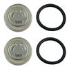 2 paia di specchietti per pompa freno a disco elettrici per moto (12 mm)