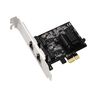 Adattatore di rete Gigabit 2.5G a doppia porta Desktop Chip 8125BG Adattatore di rete Ethernet per server ESXi Diskless PXE