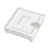 Organizzatore magnetico per filtro da caffè, portafiltro per macchina da caffè per frigorifero (bianco)