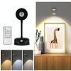 Faretto LED ricaricabile con sensore di movimento wireless con telecomando 1200mAH nero