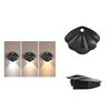 Magnetic Motion Sensor Wall Lamp Rechargeable LED House Number Light PRO Version 1200mAh(Black)