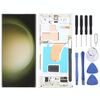 Per Samsung Galaxy S23 Ultra 5G SM-S918U US Edition 6,78 pollici OLED LCD Screen Digitizer assemblaggio completo con cornice (Argento)