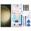 Per Samsung Galaxy S23 Ultra 5G SM-S918B EU Edition 6,78 pollici OLED LCD Screen Digitizer Assembly completo con cornice (viola)