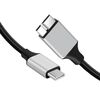 Cavo adattatore per disco rigido mobile USB-C/Type-C 3.0 a Micro B, lunghezza: 1 m