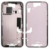 Per iPhone 15 Cornice centrale Piastra con tasti laterali + Vassoio per schede, Versione: CE Versione UE (Rosa)