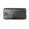 Borsa portaoggetti con cerniera per porta occhiali con visiera parasole per auto (nera)