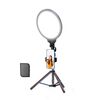 Set di treppiedi per luce ad anello per selfie a schermo intero da 10,2 pollici per streaming live, specifiche: staffa da 55 cm con telecomando