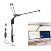 PULUZ Lampada da scrivania con clip a doppia testa a LED con tubo a collo d'oca (nero)