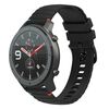 Per Amazfit Watch GTR Cinturino in silicone ondulato punteggiato cucito da 22 mm (nero)