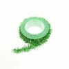 2,8 m/Rotolo di nastro a strisce glitterate natalizie fai da te, nastro decorativo per confezioni regalo (verde)