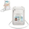 HAWEEL Portafoglio da collo per passaporto, organizzatore di documenti, porta carte di credito (grigio)