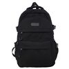 Zaino per studenti Borsa da viaggio leggera Borsa da pendolare di grande capacità per uomini e donne (nero)