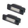 2 pezzi per modifica luce targa Nissan Qashqai J10 / J11 ​​/ X-Trail / Teana
