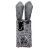 Per Samsung Galaxy S21 Ultra 5G Custodia per telefono in TPU con simpatico coniglio di peluche (grigio scuro)