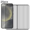 Per Samsung Galaxy S25+ 5G 25 pezzi Full Glue Pellicola in vetro temperato per schermo, supporta lo sblocco tramite impronta digitale