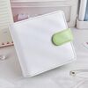 20 Loose-leaf PU Leather Multifunctional Storage Album(White Green)