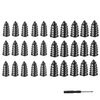 Chiodi per riparazione pneumatici a vuoto per motociclette elettriche, set: 15 pezzi piccoli + 15 pezzi grandi + cacciavite