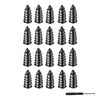 Chiodi per riparazione pneumatici a vuoto per motociclette elettriche, set: 20 pezzi piccoli + cacciavite
