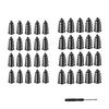 Chiodi per riparazione pneumatici a vuoto per motociclette elettriche, set: 20 pezzi piccoli + 20 pezzi grandi + cacciavite