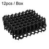 12 pezzi / scatola anti-gatti spinato Spike Net Mat divani cancello giardino gatti repellente strumento, stile: senza vite (nero)