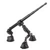 Supporto a ventosa a doppia gamba e 2 supporti a ventosa a gamba singola per auto con set di bastoncini per selfie (nero)