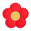 Tappetino isolante termico in silicone per cucina, resistente alle alte temperature, da 17,5 cm, per uso domestico, motivo: fiori di ciliegio (rosso)
