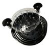 Macchina per triturare il pollo con coperchio trasparente Strumento per triturare la carne antiscivolo (nero)