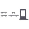 Per iPhone 16 Pro Max Vassoio Scheda SIM Originale + Tasti Laterali (Nero)