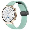 Per Huawei Watch GT5 41mm Cinturino in silicone con fibbia magnetica pieghevole (verde acqua)