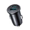 JOYROOM JR-CCN16 Caricabatteria da auto mini USB-A e USB-C da 15 W (nero)