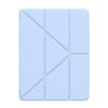 For iPad Pro 13 2024 Baseus Minimalist Series Y-shaped Tri-fold Leather Tablet Case(Blue)