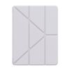 For iPad Pro 13 2024 Baseus Minimalist Series Y-shaped Tri-fold Leather Tablet Case(Grey)