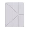 For iPad Pro 11 2024 Baseus Minimalist Series Y-shaped Tri-fold Leather Tablet Case(Grey)