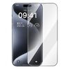 Per iPhone 15 Pro Baseus Crystalline Series 2 pezzi Pellicola protettiva in vetro temperato HD a copertura totale (trasparente)