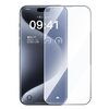 Per iPhone 15 Pro Max Baseus Crystalline Series 2 pezzi Pellicola protettiva in vetro temperato con filtro luce blu (trasparente)