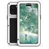 Cover antiurto impermeabile in metallo LOVE MEI per iPhone 16 Pro Max bianca EDA005856605D