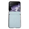 Per Xiaomi Mix Flip Custodia per telefono con struttura in pelle tinta unita con asse magnetico integrato (blu)