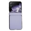 Per Xiaomi Mix Flip Custodia per telefono con struttura in pelle tinta unita con asse magnetico integrato (viola)