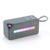 T&G TG685 Mini altoparlante portatile wireless Bluetooth per esterni con luce LED per atmosfera (grigio)