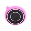 Sottobicchiere per acqua a forma di ciotola per auto, antiscivolo, termoisolante, a doppio anello, colore: rosa