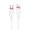 Borofone BX110 Beneficio PD27W Cavo dati di ricarica rapida da tipo C a 8 pin, lunghezza: 1 m (bianco)