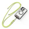 DUX DUCIS Garden Series Tile Pattern Lanyard regolabile per telefono a tracolla (verde giallo)