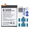 Per DOOGEE S68 Pro BAT19M116300 6300mAh Batteria sostitutiva