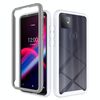 Per T-Mobile REVVL 4+ Starry Sky serie colore solido antiurto PC + custodia protettiva in TPU (bianca)